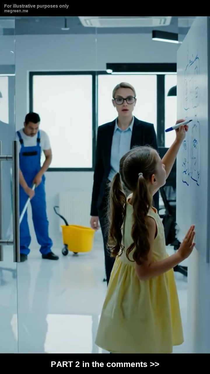 Ceo Caught Janitor’S Daughter Solving A Puzzle – Then Realized It Was Her Company’S Secret Code