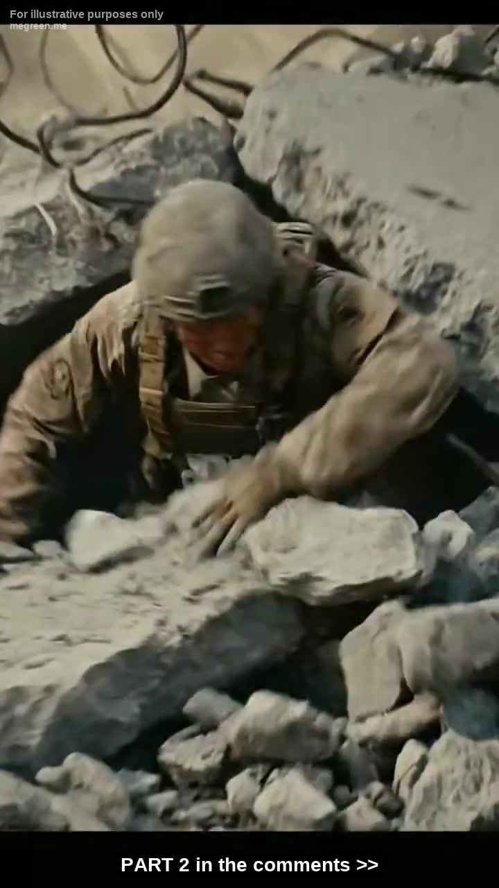 Lost In The Rubble, The Little Girl Was Found By A Soldier While Holding Her Teddy Bear