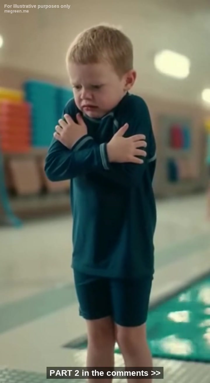 The Water Was Eighty-Five Degrees, But The Little Boy Standing On The Edge Of The Pool Was Shaking So Violently His Teeth Were Actually Clicking Together