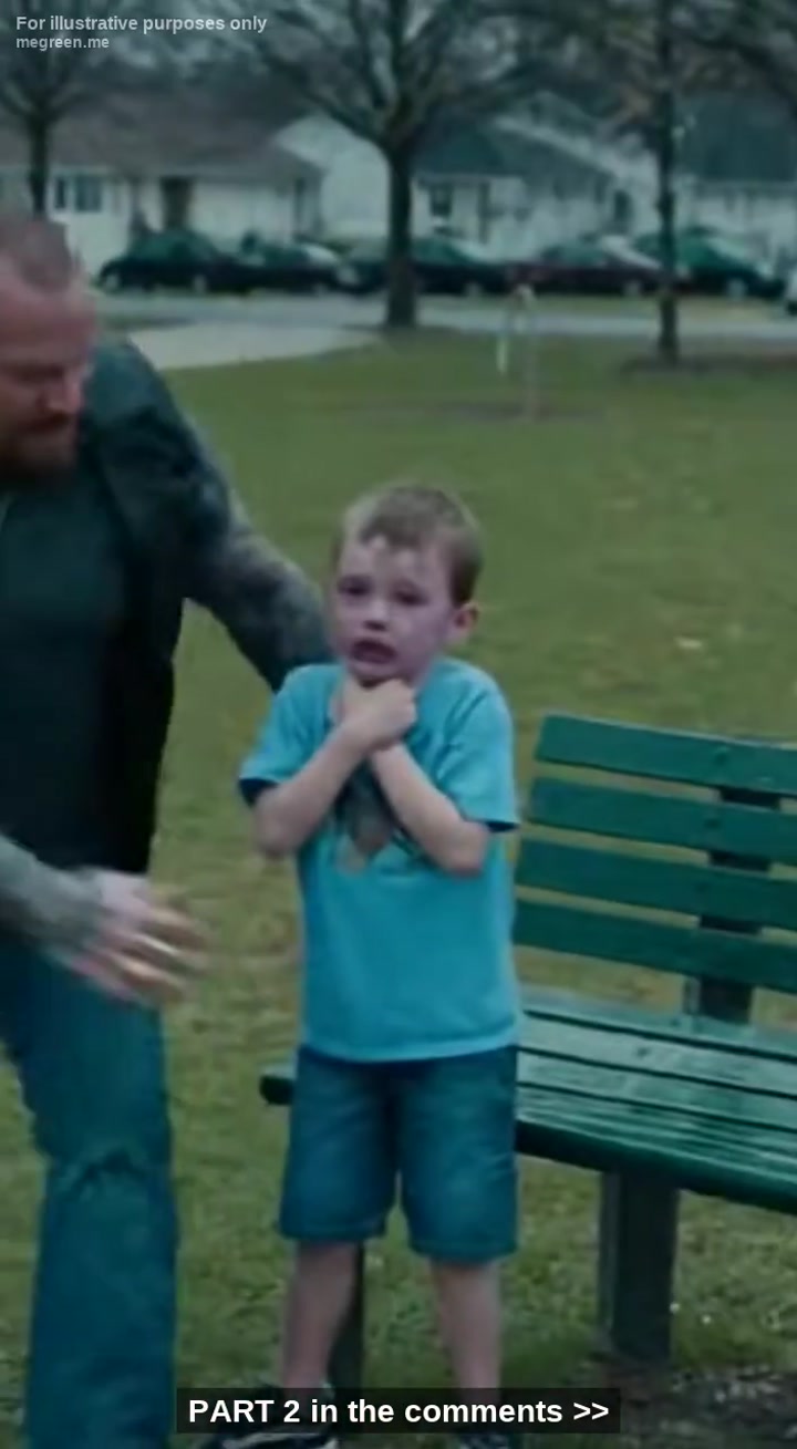 Everyone Saw A Hulking Biker Attacking A Defenseless Six-Year-Old Child In The Park