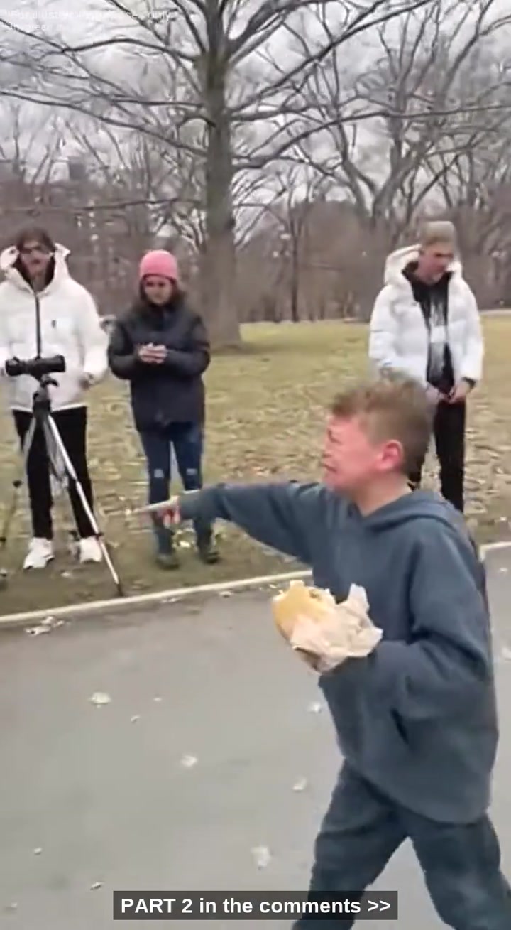 Little Boy Sobbed: โThey Hurt My Grandpa At Central Park, He Can’T Hold On Much Longerโ – Then 50 Hells Angels Rolled In, Stunning Every Bully