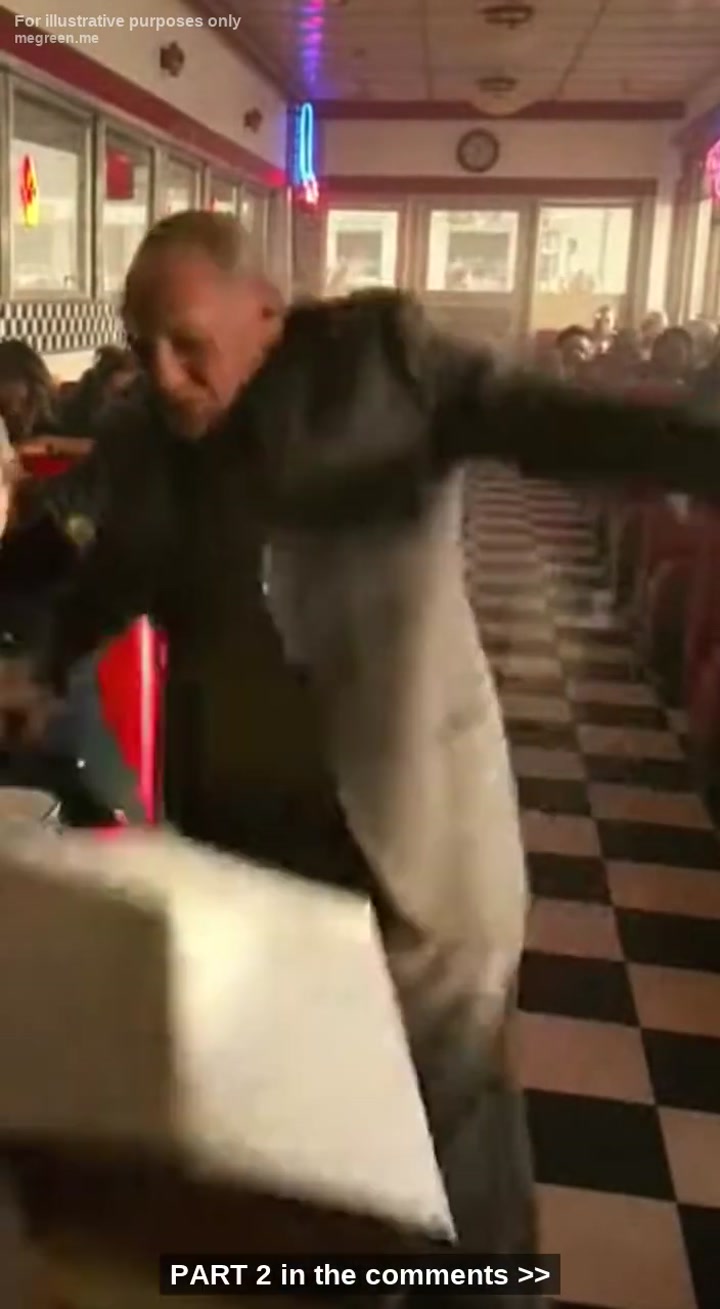 The Bully Laughed When He Smashed The Old Man’S Cake, Until He Saw Who Was Sitting At The Corner Booth