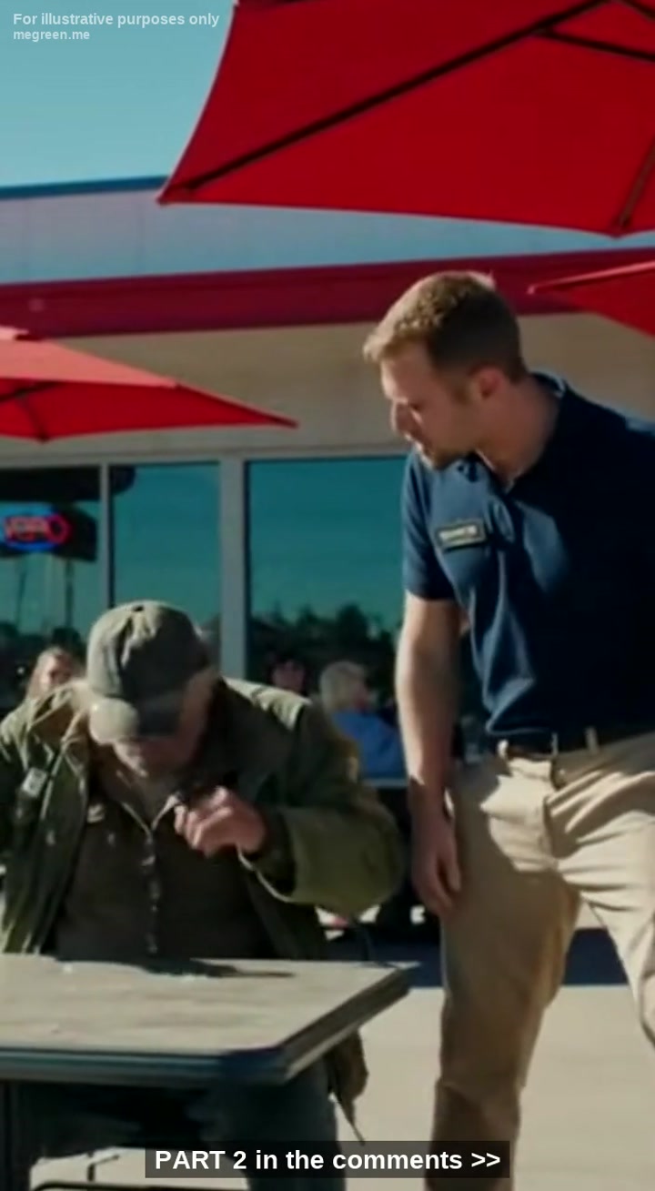 A Homeless Veteran Was Treated Like Trash By A Café Owner – Everything Changed When The Biker Boss Recognized His Own Father