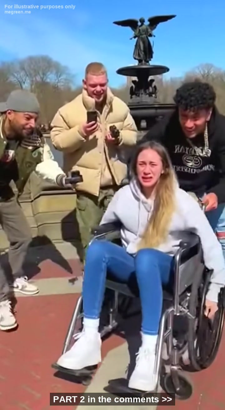 They Thought Terrorizing A Disabled Girl At Bethesda Fountain Was Just Another “Social Experiment” For Clicks, Screaming “It’S Just A Prank, Bro!” While Calculating Their Ad Revenue, But They Forgot That The Real World Doesn’T Have An Edit Button For Karma