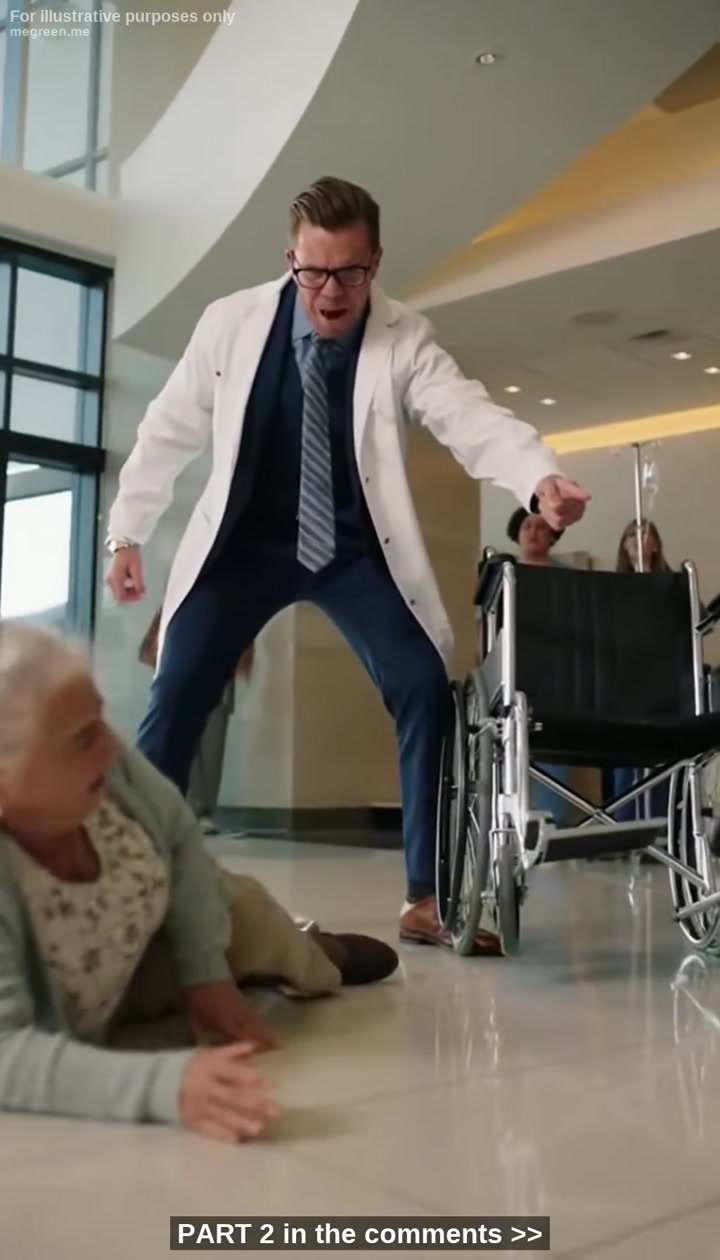 He Thought His Ivy League Degree Gave Him The Right To Tip A Helpless Grandmother Out Of Her Wheelchair Over A Spilled Cup Of Water, Treating Her Like Absolute Trash In Front Of A Crowded Lobby, But The Silence That Followed Shattered The Moment He Heard The Roar Of Fifty Harleys Outside And Realized The ‘Trash’ He Just Discarded Was The Queen Mother Of The Most Feared Biker Gang In The State – And Her Son Just Walked In