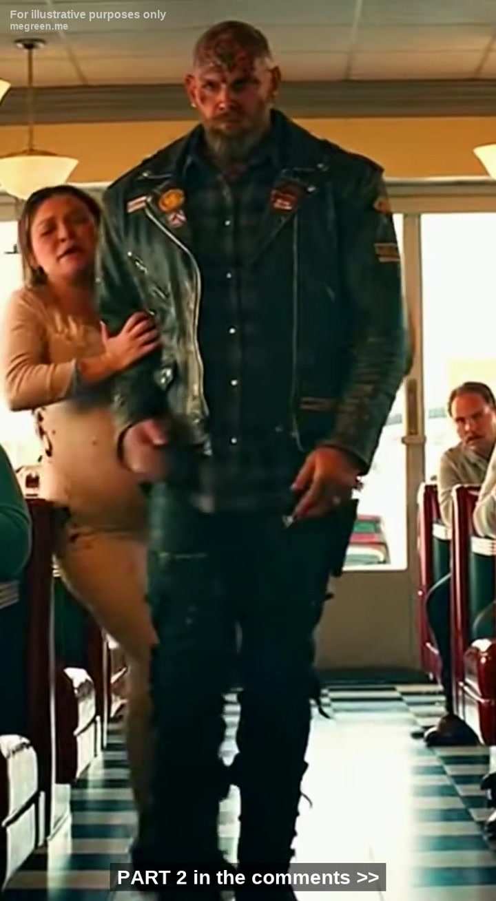 The Whole Diner Went Dead Silent When A Massive 6-Foot-5 Biker Completely Covered In Gnarly Facial Tattoos And Brutal Scars Kicked Open The Doors