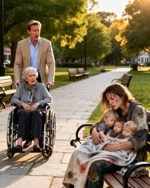 I Found My Ex-wife Sleeping On A Bench With Triplets. I Did The Math. Then She Pointed At My Mother.