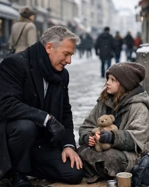 The Ceo Knelt To Help A Homeless Girl. Then He Recognized The Blanket.