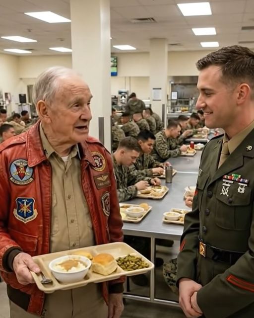 The Sergeant Laughed At The Old Pilot’s Jacket. Then The Base Commander Saw The Patch.