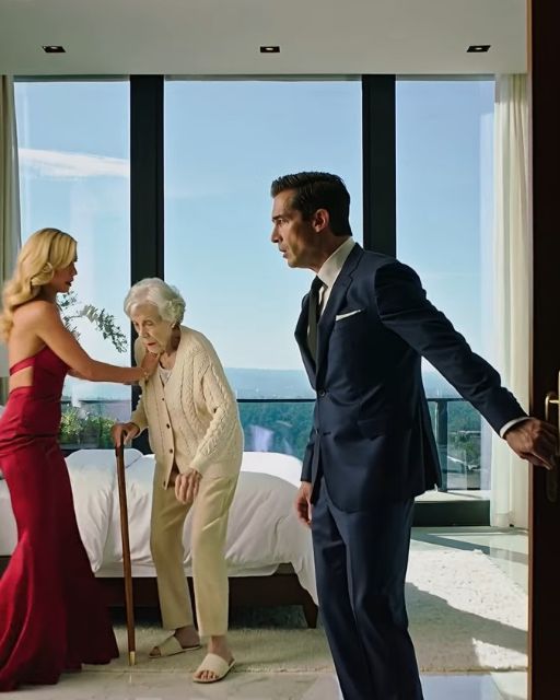 Millionaire Returned Home Early, Caught Fiancée Kicking His Elderly Mother – His Actions Shocked..