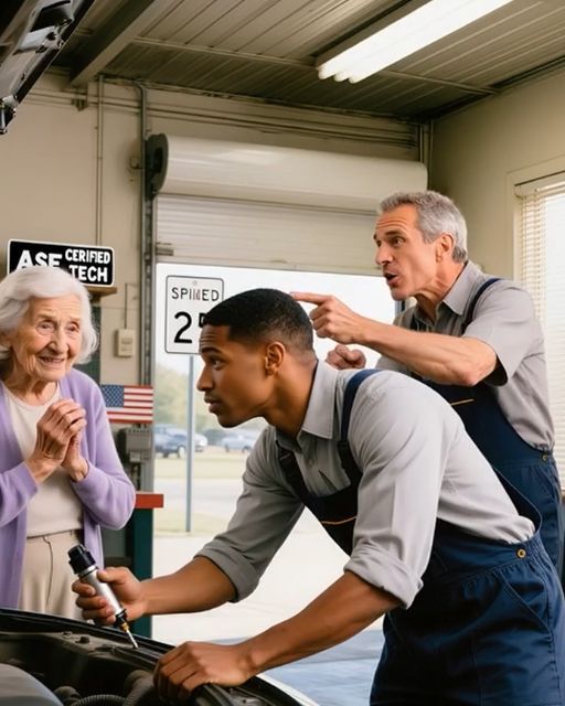 Boss Fired A Poor Mechanic For Fixing An Old Lady’s Car For Free – Days Later…
