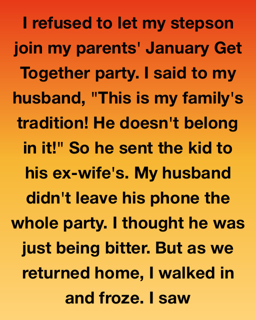 I Refused To Let My Stepson Join Our Family Tradition, But The Silence In My Empty House Taught Me A Lesson I’ll Never Forget