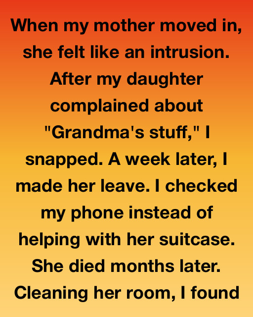 I Regretted Making My Mother Leave Until I Found The Secret She Was Hiding In Her Final Months