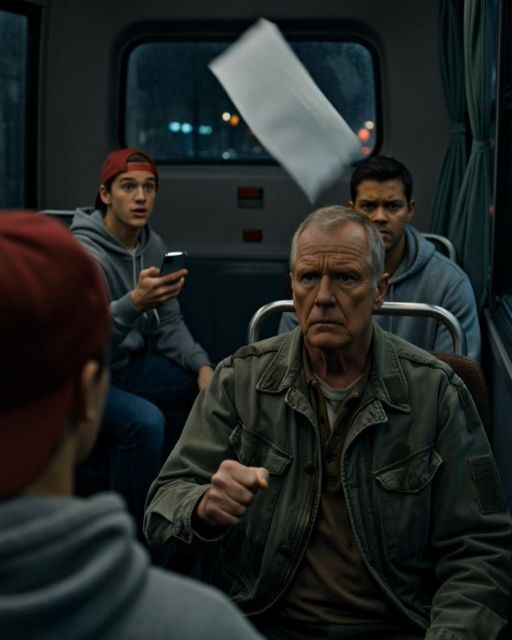 They Laughed At The Old Veteran On The Bus. Then He Showed Them His Tattoo.