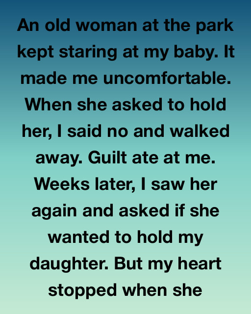 I Saw An Old Woman Staring At My Baby In The Park And Felt Uncomfortable, But The Truth Behind Her Gaze Taught Me A Lesson In Love I’ll Never Forget