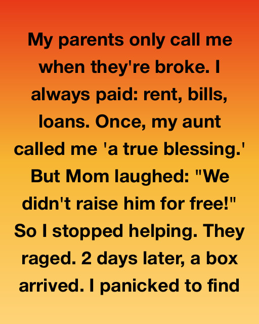 I Stopped Paying My Parentsโ Bills After They Called Me Their Retirement Plan