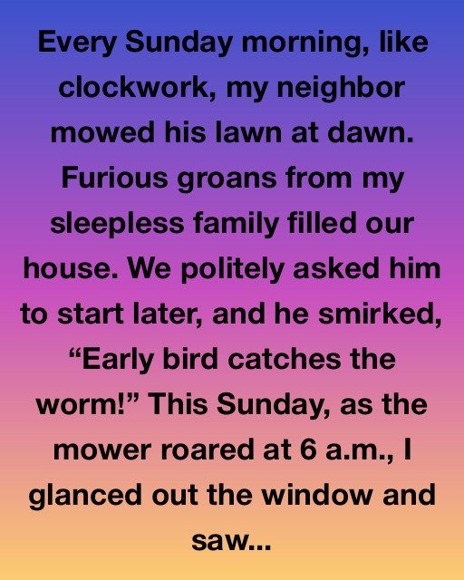 The Sunday Morning Lesson