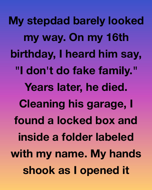 I Discovered The Truth About My Stepdad’s Silence In A Dusty Garage And It Changed Everything I Thought I Knew About My Childhood
