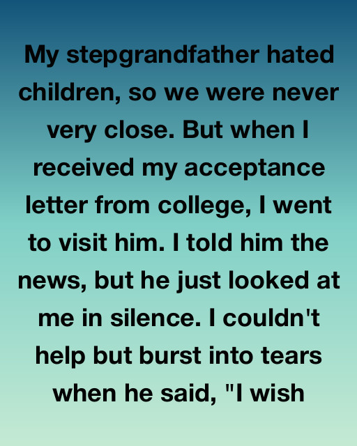 I Wish Iโd Known The Secret Behind My Stepgrandfatherโs Silence Before I Walked Out That Door