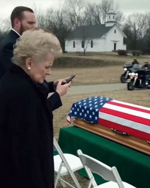 Bikers Rolled Into My Dad’s Funeral And Stood Guard – My Wife’s Jaw Dropped When The Leader Handed Her This