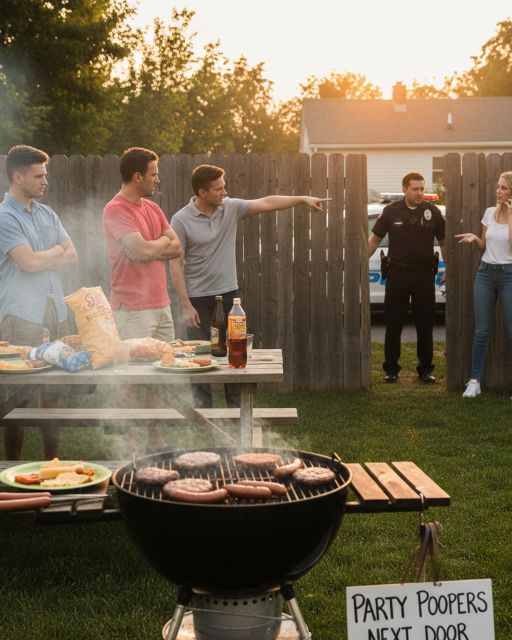 Rude Neighbors Called The Cops On My Backyard Bbq – Twice. Then They Saw What I Had In My Hand.