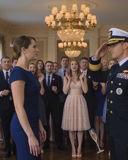 At My Sister’s Engagement To A Navy Seal Captain, They Introduced Me As “the Harmless One” – Ten Minutes Later, He Was Standing At Attention In The Middle Of The Ballroom, Saluting Me In Front Of Everyone Who Ever Dismissed Me