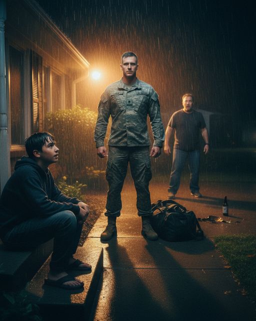 Step-dad Locked Soldier’s Kid Out In The Rain – Karma Hit Fast