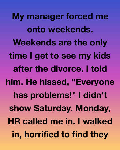 I Refused To Let A Heartless Manager Steal My Time With My Kids And I Never Expected The Way It Would End