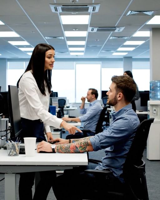 They Mocked The New Hire’s Tattoos – Until He Saved The Company And Revealed His Real Identity