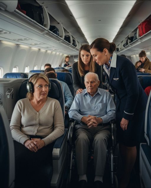 Woman Refuses To Give Up Her First-class Seat – Then The Flight Attendant Whispers Something That Makes Her Go Pale