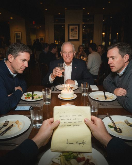 They Threw Their Dad A Birthday Dinner – Then He Gave A Toast That Ruined Their Lives