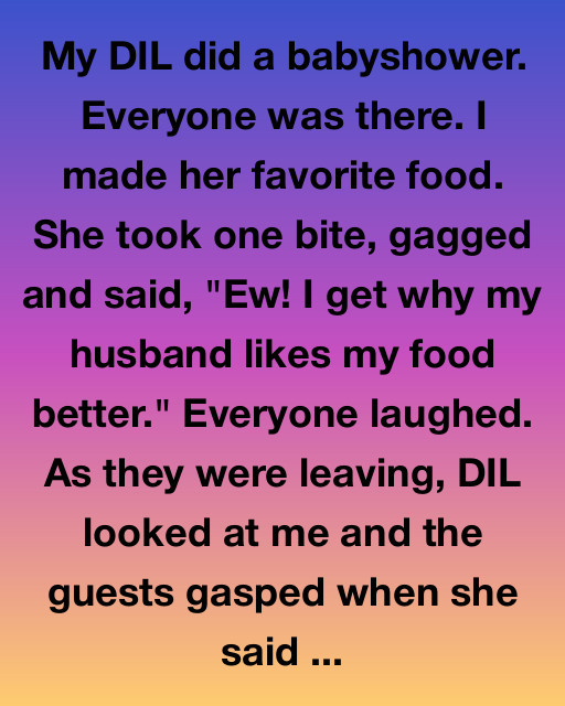 She Mocked My Cooking At Her Baby Shower โ But What Happened Next Left Everyone Speechless