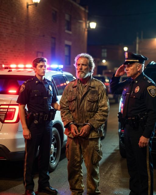 My Rookie Partner Slammed The “homeless” Man Into The Squad Car. Then The Chief Of Police Pulled Up And Saluted The Suspect.