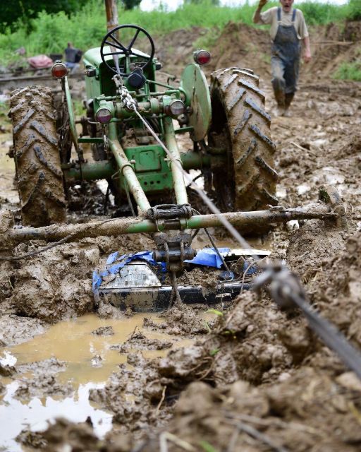 The Farmer Said His Tractor Was Stuck In Mud. I Pulled Up A Grave.