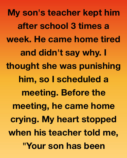 I Thought My Son Was Being Punished After School, But The Secret He Was Hiding Taught Me What True Bravery Really Looks Like