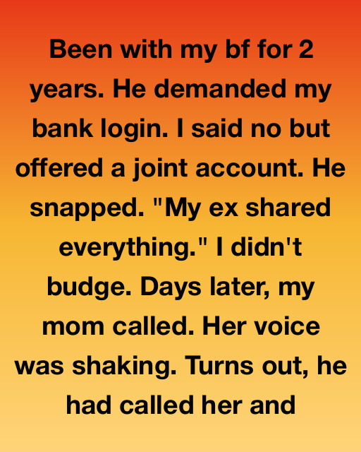 I Refused My Boyfriend Access To My Bank Account And Discovered A Web Of Deceit That Started With A Phone Call To My Mother