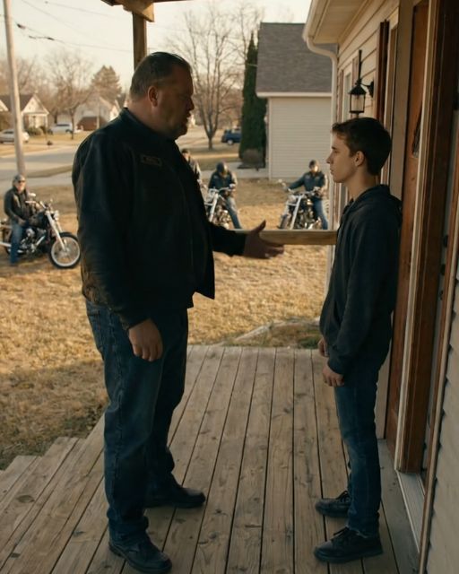 The Motorcycles Rumbled To A Stop At His Curb – And Then He Looked Out The Window