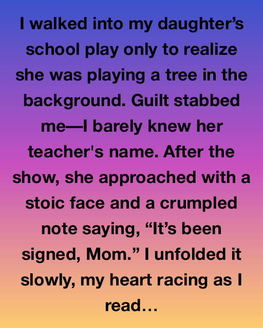 The Tree in the Play: A Lesson in Growth