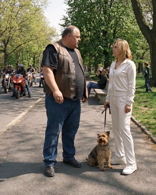 Bikers Confront An Animal Abuser In The Park – Then Reveal Her Shocking Secret