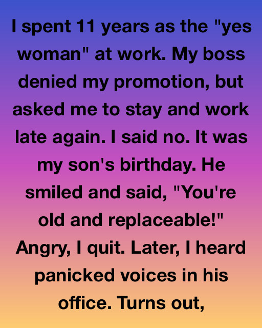 I Spent 11 Years Building This Company Only To Be Told I Was Replaceable, But When I Finally Walked Away, My Former Boss Discovered That Some Things Are Impossible To Replicate