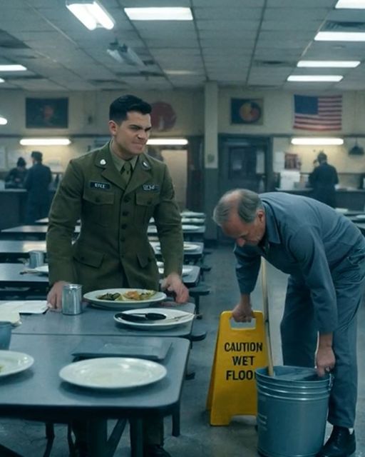 The Rookie Laughed At The Janitor – Then The General Saluted Him