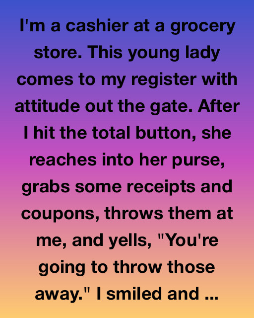 The Receipts She Threw Away