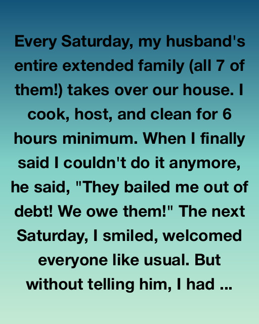 The Saturday I Stopped Being The Host