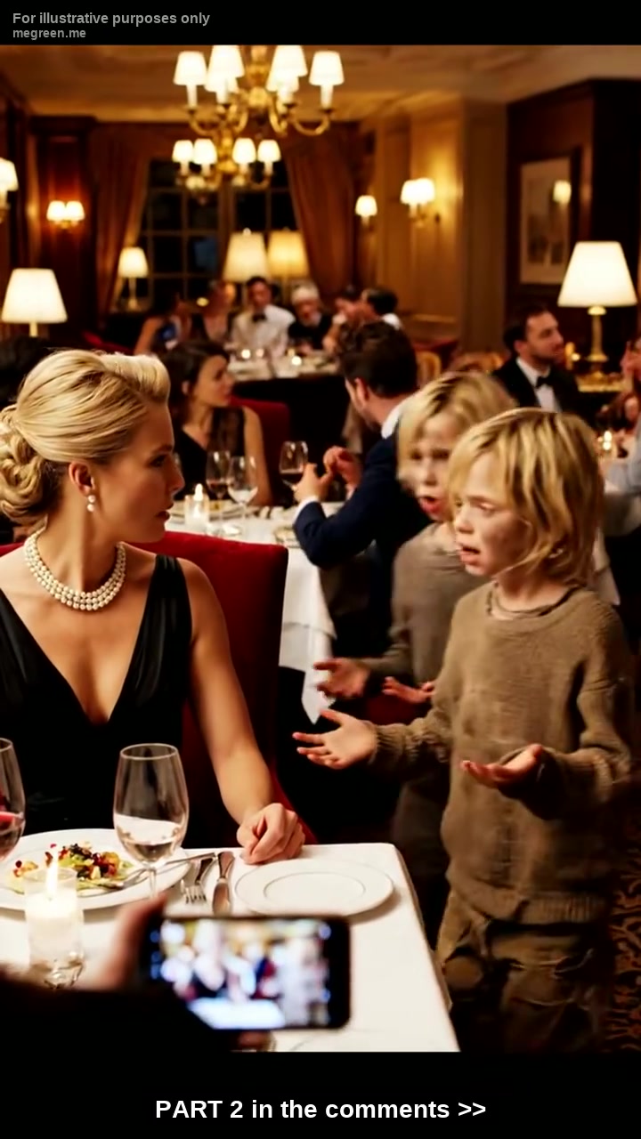 Two Homeless Twin Boys Walked Up To A Millionaire’S Table And Said, โMa’Am, Could We Have Some Of Your Leftover Food?โ The Millionaire Looked Up And Was Stunned – The Boys Looked Exactly Like The Two Sons She Had Been Searching For Ever Since They Went Missing