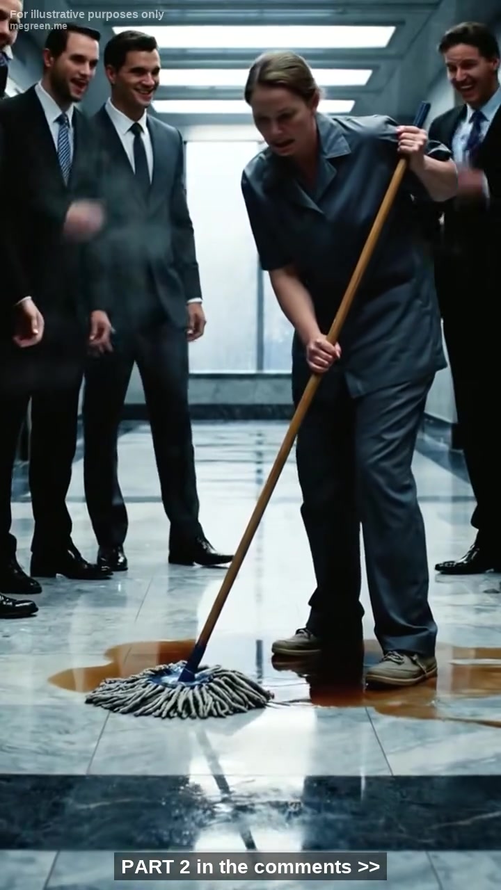 They Laughed When They Spilled Coffee On The “”Janitor