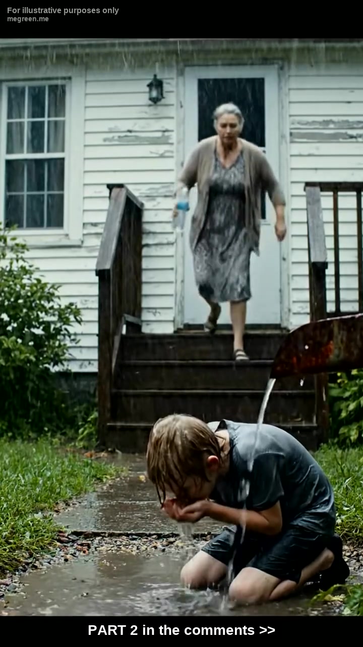 He Was Drinking From The Gutter