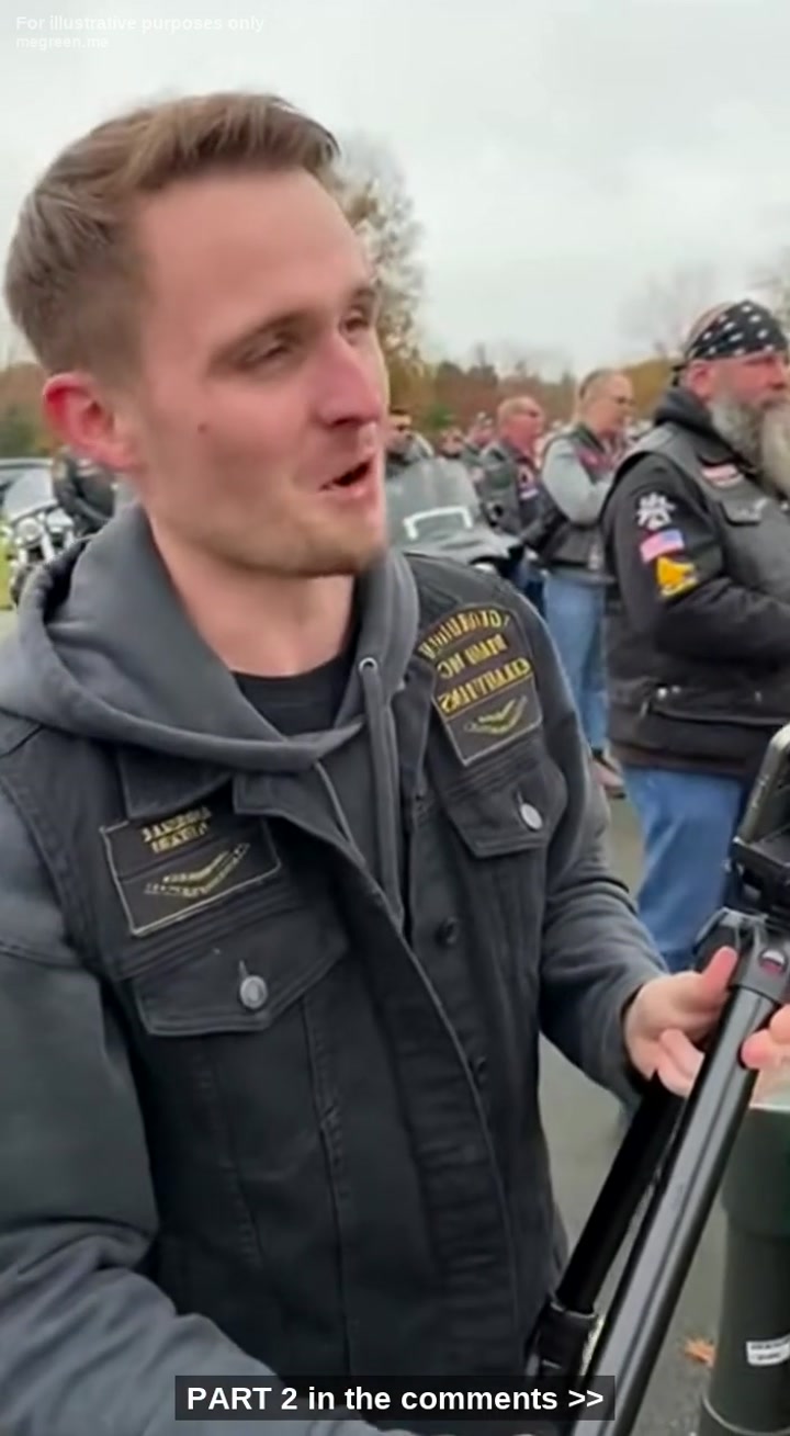 Vlogger Mocked Bikers Crying At Veteran’S Funeral For Views Then 300 Hell’S Angel Punished Him Badly