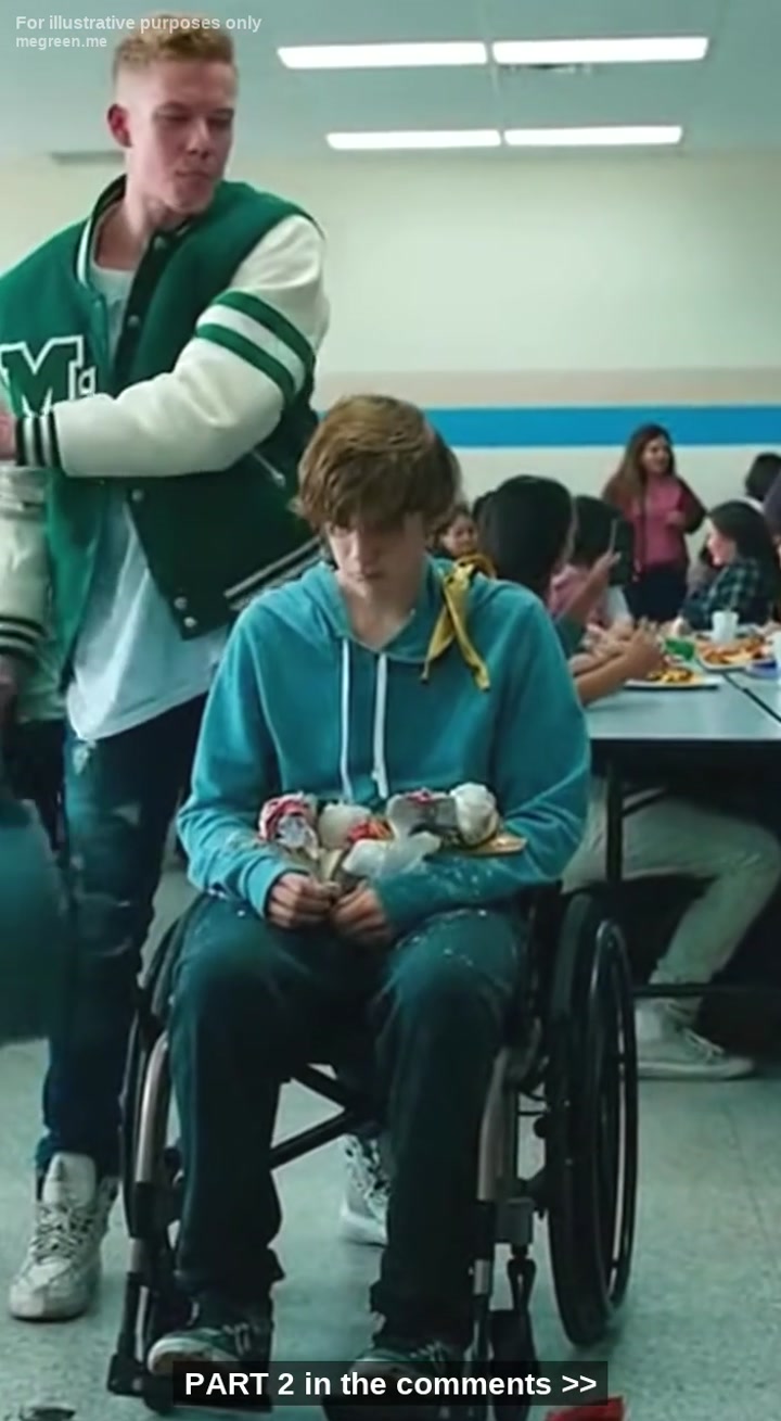 They Dumped Trash On The Paralyzed Boy While The Whole School Laughed – But The Laughter Stopped When 500 Engines Roared Outside, And The Leader Walked In Calling Him “”Son