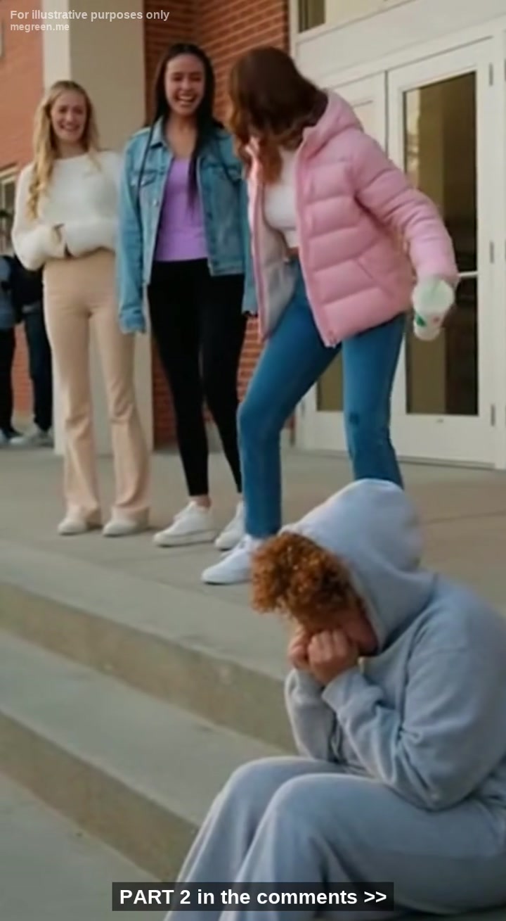 They Poured Soda On Her And Called Her A Pig, Laughing Until The Walls Started Shaking And Two Hundred Bikers Surrounded The School To Teach Them A Lesson They’D Never Forget