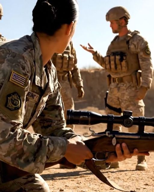 They Laughed At Her Outdated Rifle Scope – Until The General Read Her Record: 4,200 Meters, The Eastern Mountains